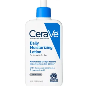 CeraVe Daily Moisturizing Lotion 12oz bottle with pump