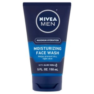 Nivea Men Moisturizing Face Wash Maximum Hydration 5 oz tube with Aloe Vera